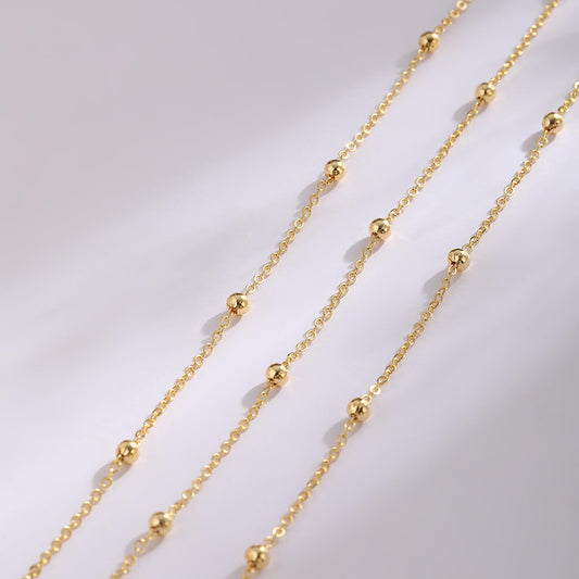 Bohemian style layered waist chain simple niche trend stainless steel sexy versatile body chain