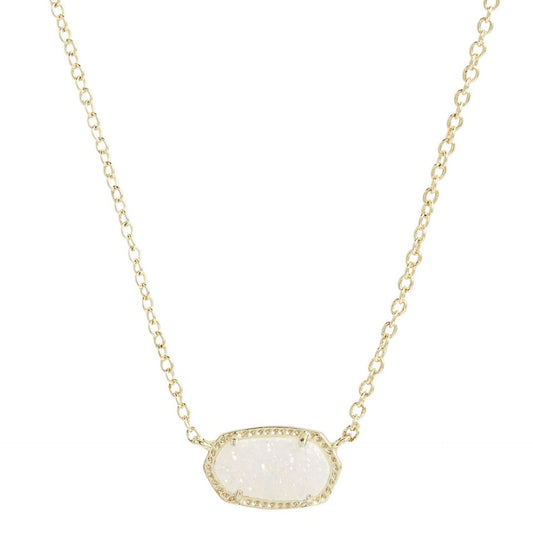 Artificial crystal 12 birthstone crystal pendant necklace light luxury electroplating real gold color retention